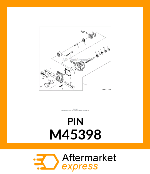 Pin Fastener M45398