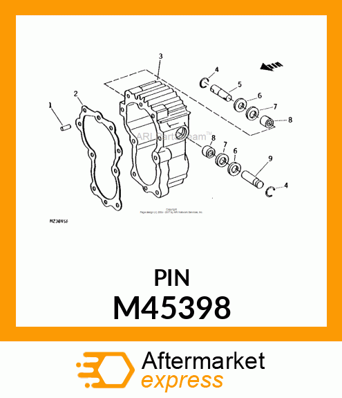 Pin Fastener M45398