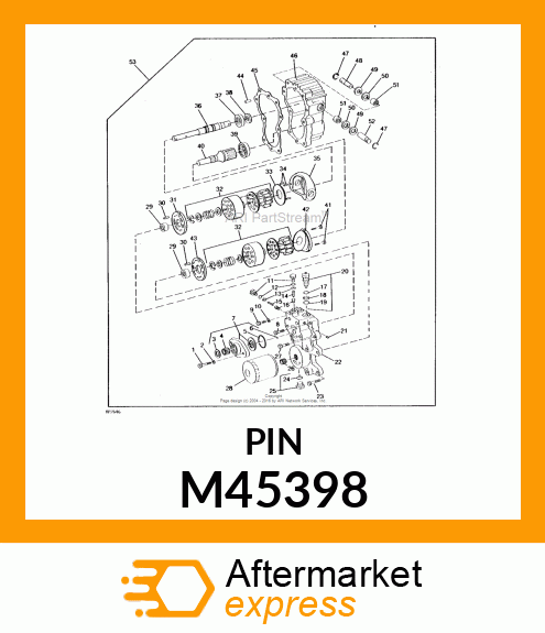 Pin Fastener M45398