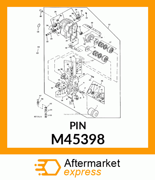 Pin Fastener M45398