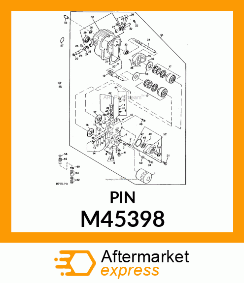 Pin Fastener M45398