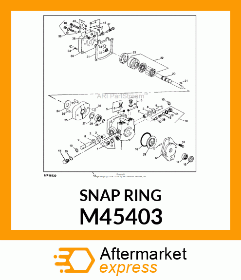 RETAINING RING M45403