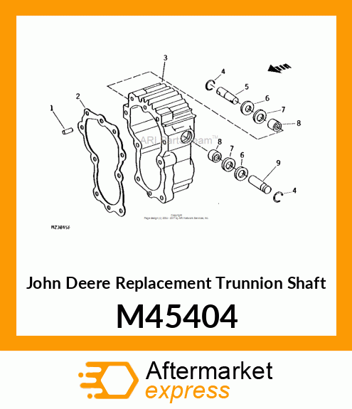 Pin Fastener - TRUNNION SHFT M45404