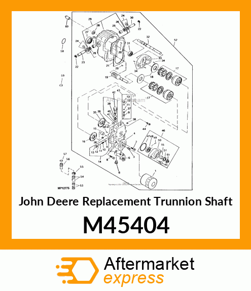 Pin Fastener - TRUNNION SHFT M45404