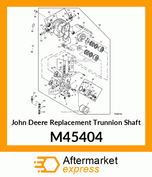 Pin Fastener - TRUNNION SHFT M45404