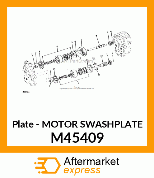 Plate - MOTOR SWASHPLATE M45409