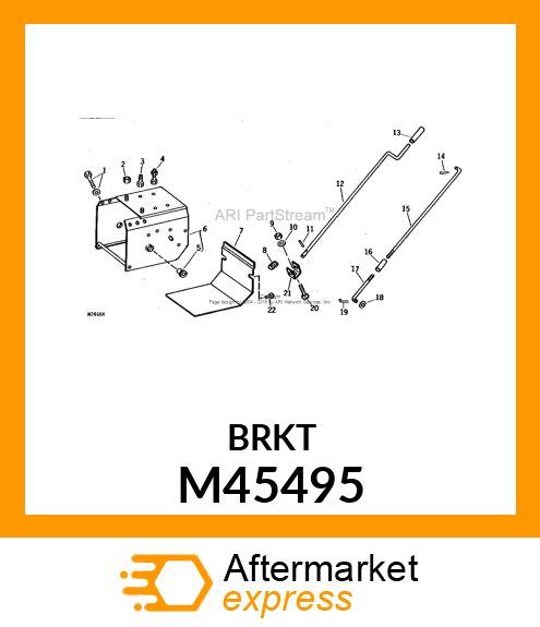 Bracket - BRACKET, DISCHARGE M45495