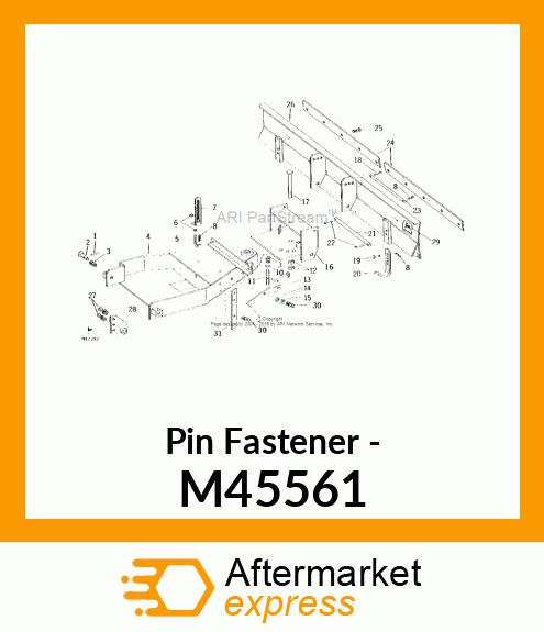 Pin Fastener - M45561