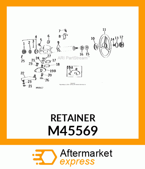 RETAINER M45569
