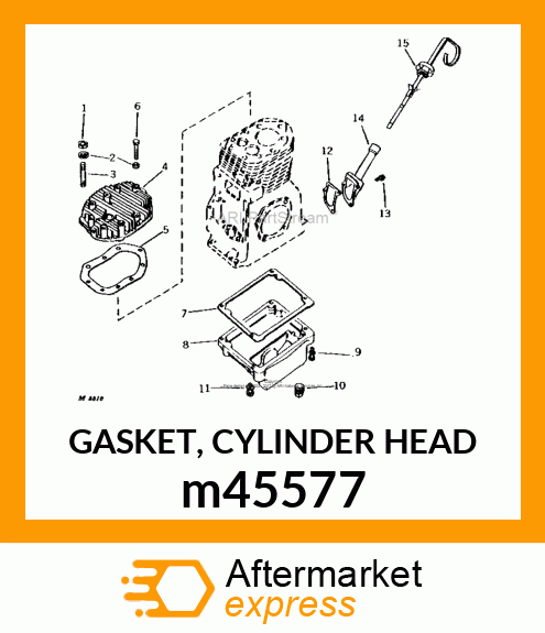 GASKET, CYLINDER HEAD m45577