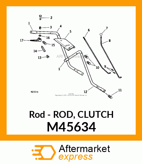 Rod - ROD, CLUTCH M45634