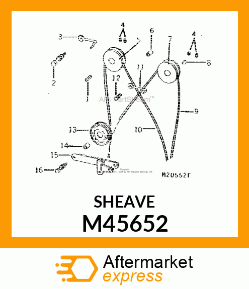 Sheave M45652