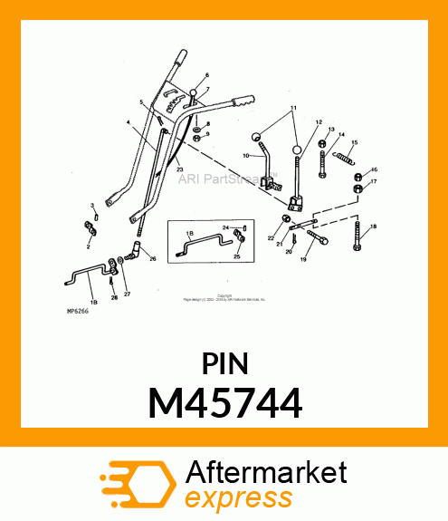 Pin Fastener - PIVOT (Part is Obsolete) M45744