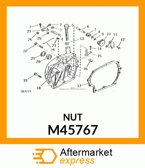 Yoke - GOVERNOR YOKE M45767