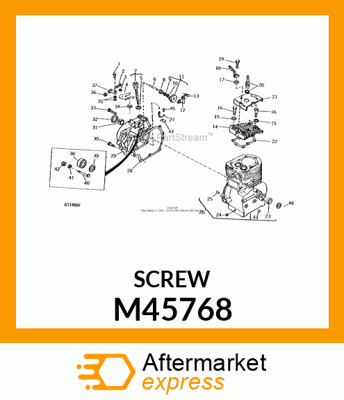 Special Screw M45768