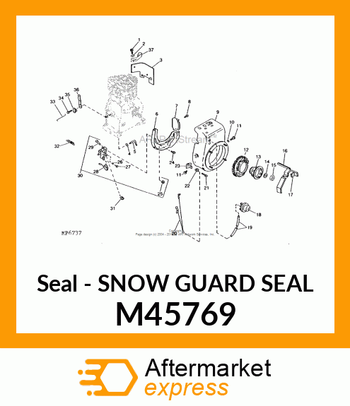 Seal - SNOW GUARD SEAL M45769