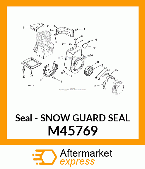 Seal - SNOW GUARD SEAL M45769