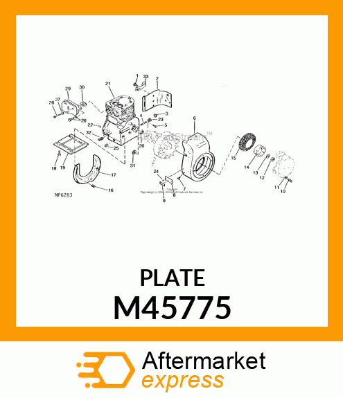 Base - ENGINE BASE M45775