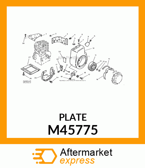 Base - ENGINE BASE M45775