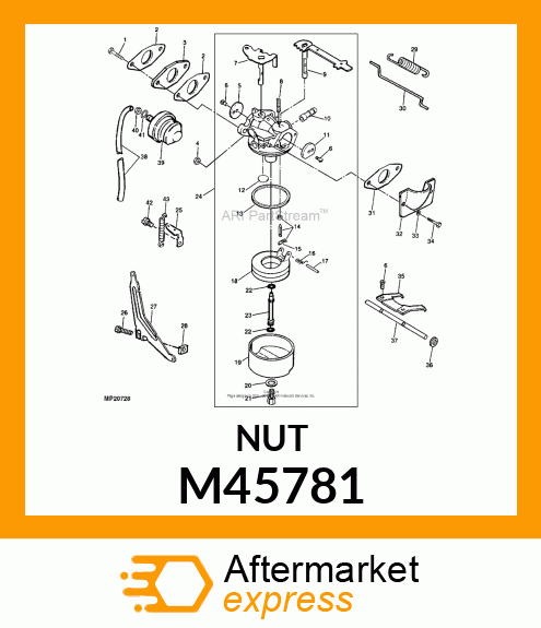 Nut M45781