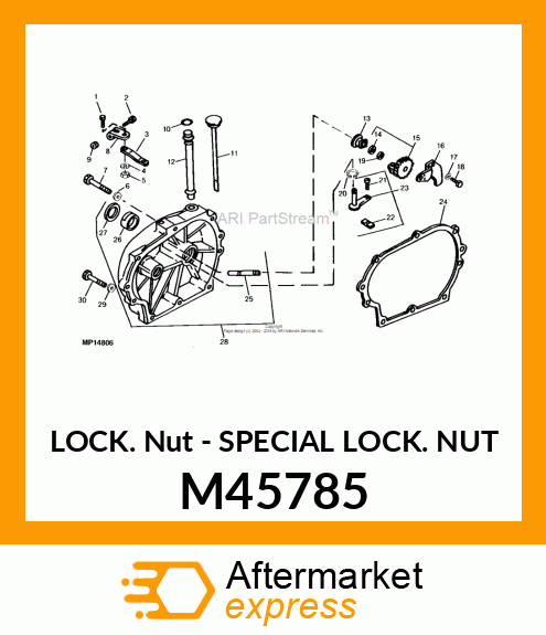 Special Lock Nut M45785