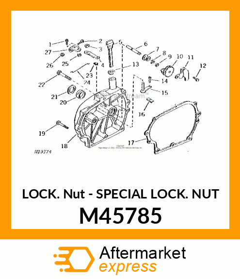 Special Lock Nut M45785