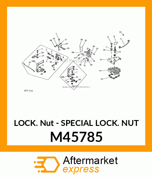 Special Lock Nut M45785