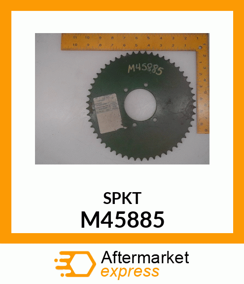 Spare part M45885 + Chain Sprocket