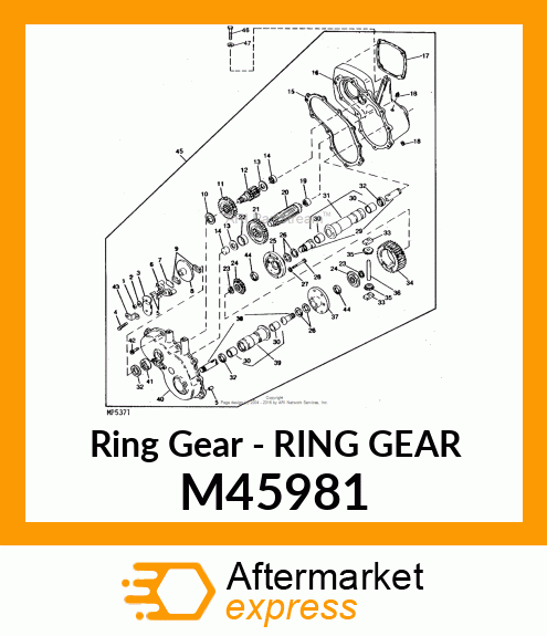 Ring Gear - RING GEAR M45981