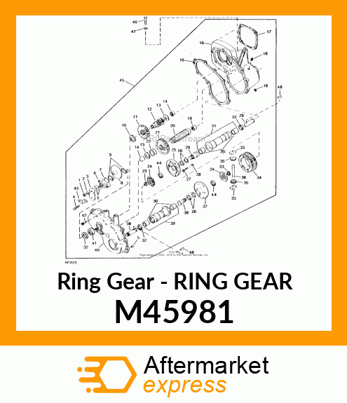 Ring Gear - RING GEAR M45981