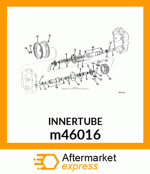 R6.50X8 INDUSTRIAL COMBINATION TUBE m46016