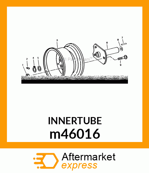 R6.50X8 INDUSTRIAL COMBINATION TUBE m46016