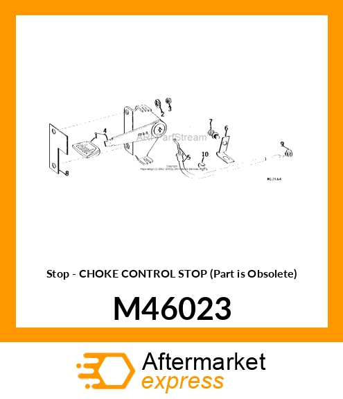 Stop - CHOKE CONTROL STOP (Part is Obsolete) M46023