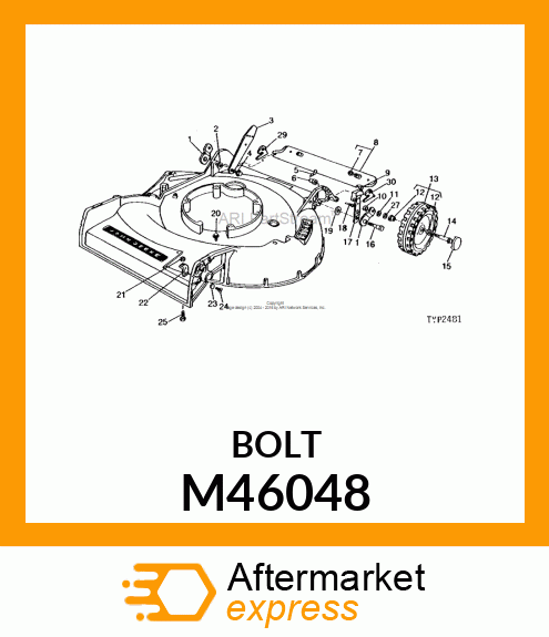 Screw - PIVOT SCREW (Part is Obsolete) M46048