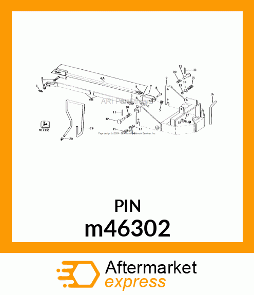 PIN,SPECIAL HEADED m46302