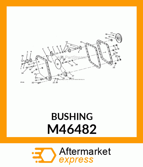 Bushing - BEARING, DISK M46482