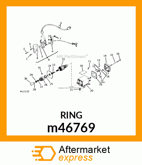 KIT, STARTER BENDIX SPRING m46769