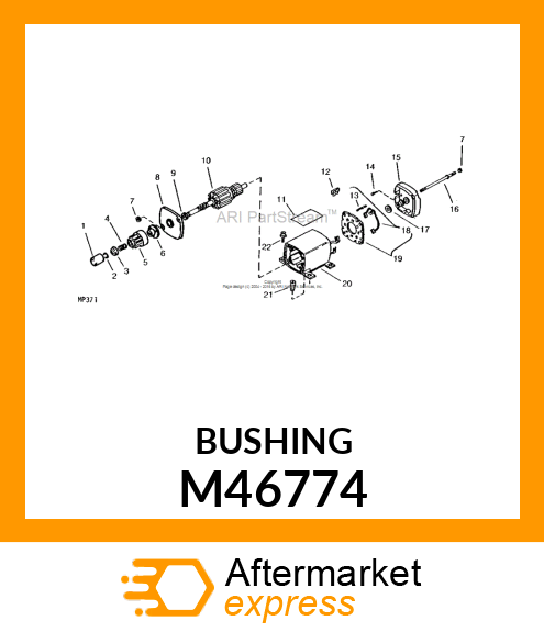 Thrust Washer - THRUST WASHER (Part is Obsolete) M46774