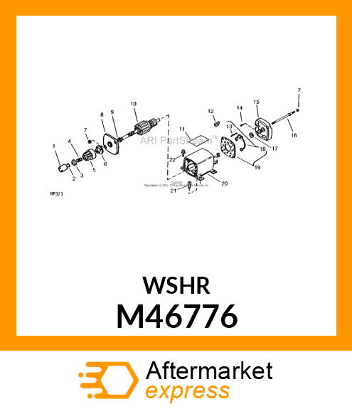 Thrust Washer - THRUST WASHER-GRAFTON #590500 M46776
