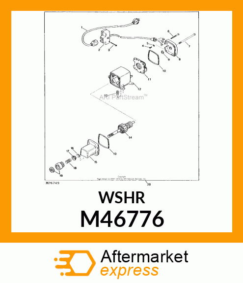 Thrust Washer - THRUST WASHER-GRAFTON #590500 M46776