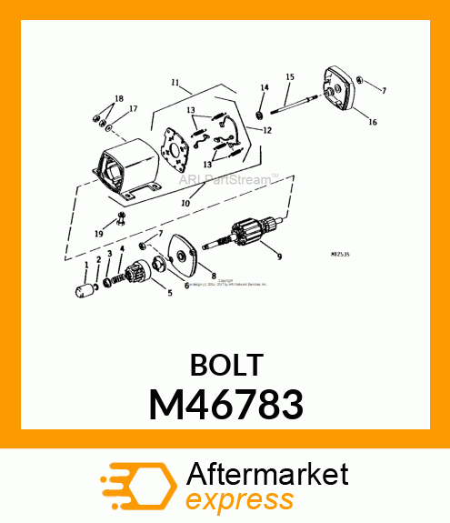 Spare part M46783 + Bolt