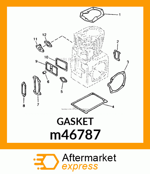 GASKET, CYLINDER HEAD m46787