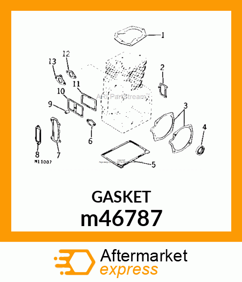 GASKET, CYLINDER HEAD m46787