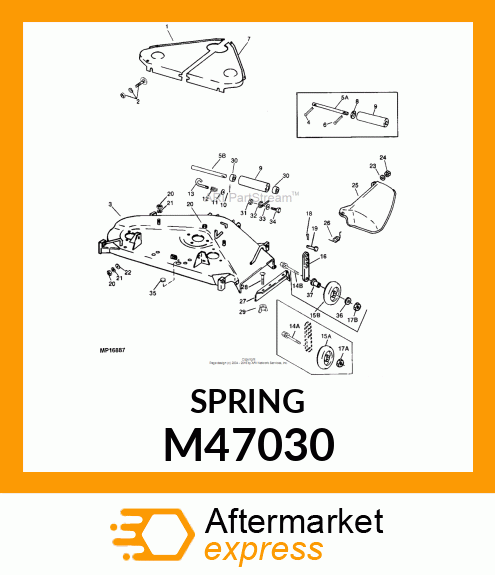 SPRING, TORSION M47030