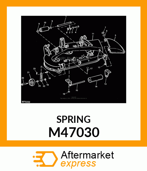 SPRING, TORSION M47030