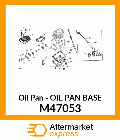 Oil Pan - OIL PAN BASE M47053