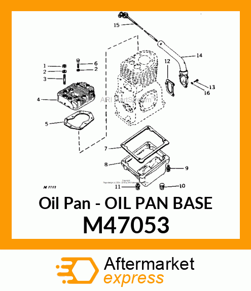 Oil Pan - OIL PAN BASE M47053