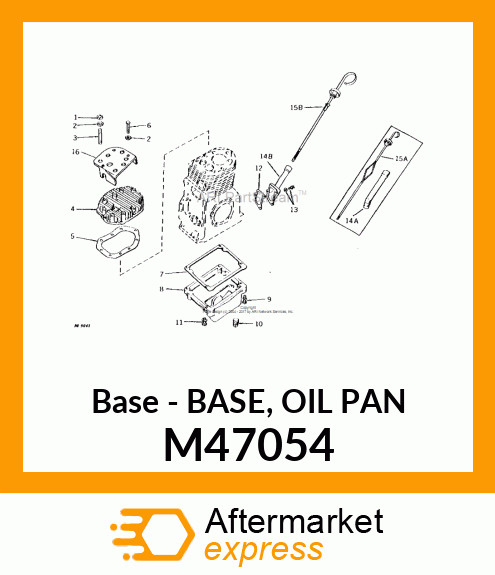 Base - BASE, OIL PAN M47054
