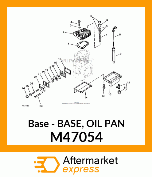 Base - BASE, OIL PAN M47054