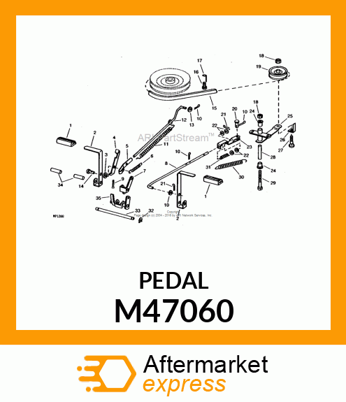 Pedal - PEDAL (Part is Obsolete) M47060